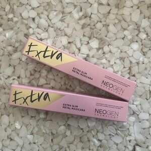 Neogen EXTRA Extra Slim Metal Maxicara  Mascara Bundle of 2